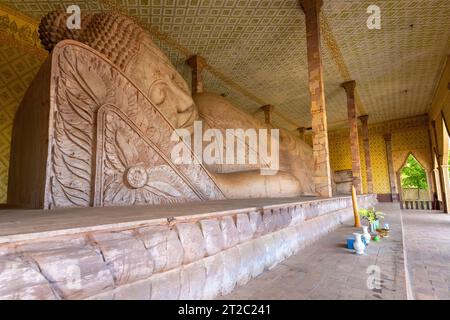 Centre de méditation bouddhiste Sontte WAN, à Oudong, ancienne capitale, Cambodge Banque D'Images
