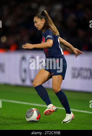 Lieke Martens du Paris Saint-Germain lors du match de qualification de deuxième tour de la Ligue des champions féminine de l'UEFA au Parc des Princes à Paris, France. Date de la photo : mercredi 18 octobre 2023. Banque D'Images