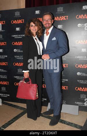 Rome, Italie. 18 octobre 2023. Rome, Teatro Brancaccio avant le spectacle 'Cabaret', sur la photo : crédit : Agence photo indépendante/Alamy Live News Banque D'Images