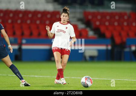 Paris, France. 18 octobre 2023. Lucia Garcia (Manu) football/football : UEFA Women's Champions League Round2 match de 2e manche entre le Paris Saint-Germain féminin 3-1 Manchester United WFC au Parc des Princes à Paris, France . Crédit : Mutsu Kawamori/AFLO/Alamy Live News Banque D'Images