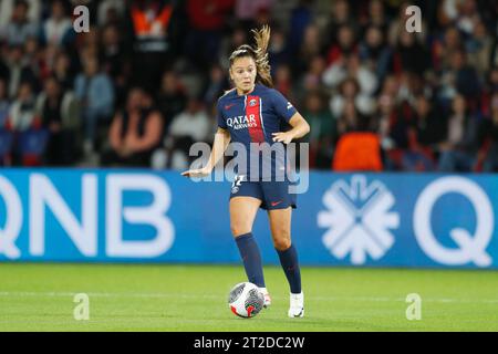 Paris, France. 18 octobre 2023. Lieke Martens (PSG) football/football : UEFA Women's Champions League Round2 match de 2e manche entre le Paris Saint-Germain féminin 3-1 Manchester United WFC au Parc des Princes à Paris, France . Crédit : Mutsu Kawamori/AFLO/Alamy Live News Banque D'Images