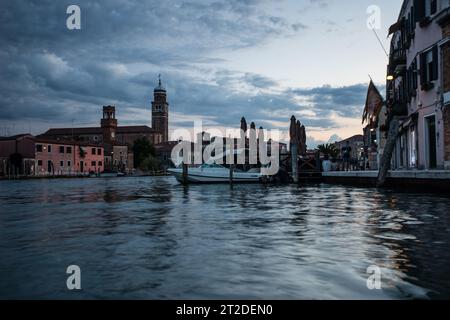 Visite de l'île de Murano à Venise, Italie. Banque D'Images