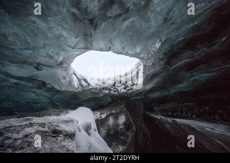 Grotte de glace Banque D'Images