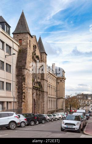 Limoges, France - novembre 09 2019 : ancienne chapelle du collège jésuite, aujourd'hui partie intégrante du lycée gay-Lussac. Banque D'Images