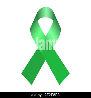 Ruban de cancer de lymphome isolé sur fond blanc illustration vectorielle Illustration de Vecteur