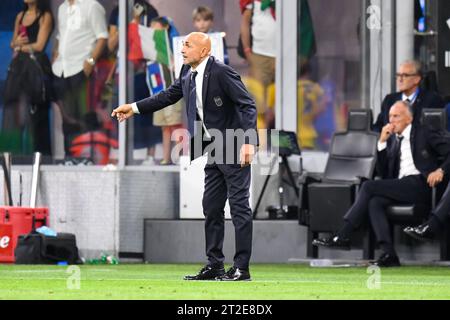 Milan, Italie. 12 septembre 2023. Qualifications européennes - Italie vs Ukraine, Championnat d'Europe de football de l'UEFA à Milan, Italie, septembre 12 2023 crédit : Independent photo Agency/Alamy Live News Banque D'Images