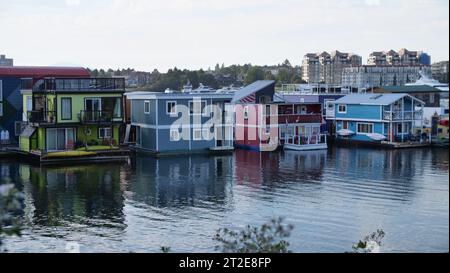 Fisherman's Wharf Park Victoria Île de Vancouver Banque D'Images