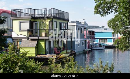 Fisherman's Wharf Park Victoria Île de Vancouver Banque D'Images