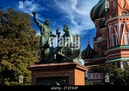 23 septembre 2015, Moscou, Russie. St. Cathédrale de Basil à Moscou, Russie. Banque D'Images