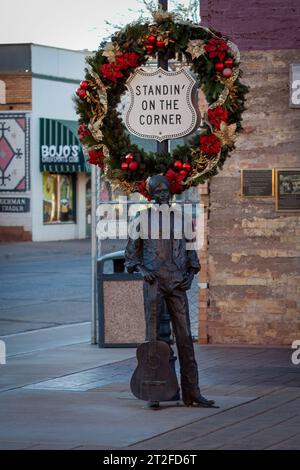 Debout sur le coin à Winslow, Arizona Banque D'Images