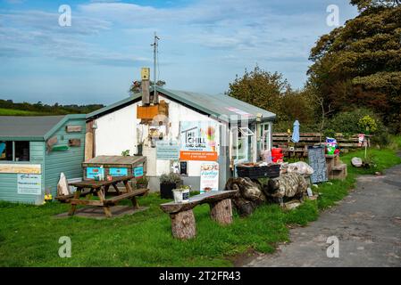 The Chill and Grill Hut, Bardsea, Ulverston, Cumbria, Royaume-Uni. Banque D'Images