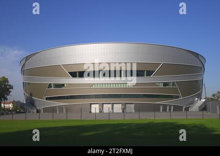 Le Dome MVM, Budapest Handball Sports Hall, le plus grand stade de handball en Europe, Ferencvaros, Budapest, Hongrie Banque D'Images