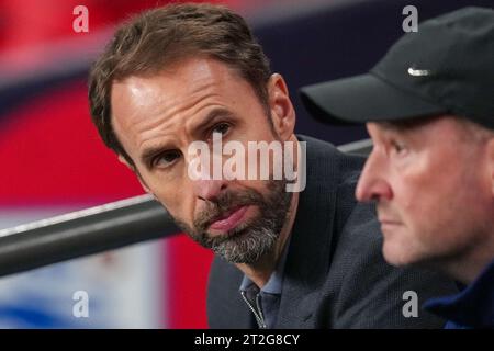 Londres, Royaume-Uni. 17 octobre 2023. L'entraîneur anglais Gareth Southgate lors du match international entre l'Angleterre et l'Italie au stade de Wembley, Londres, Angleterre, le 17 octobre 2023. Photo de David Horn. Crédit : Prime Media Images/Alamy Live News Banque D'Images