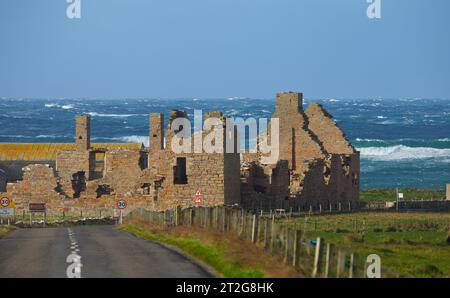 Earls Palace, Birsay, Orcades Banque D'Images