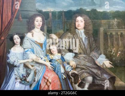 La famille de Sir Robert Vyner, John Michael Wright, 1673 Banque D'Images