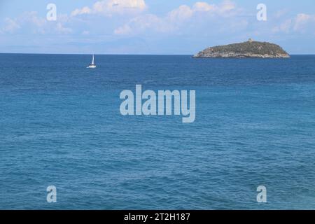 Paysage. Vue panoramique sur Diamante. Calabre. Italie. Banque D'Images