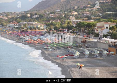 Paysage. Vue panoramique sur Diamante. Calabre. Italie. Banque D'Images