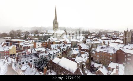 Elm Hill, Norwich Banque D'Images