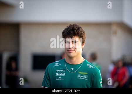 Lance Stroll (CAN) Aston Martin F1 Team AMR23 pendant LA FORMULE 1 LENOVO UNITED STATES GRAND PRIX 2023 - Oct19 à Oct22 2023 circuit of Americas, Austin Banque D'Images