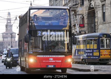 Vendredi 20 octobre grève générale des transports dans les secteurs public et privé proclamée par ADL, Cub, SGB, si Cobas et avec l'adhésion de Cub, USI cit, USI, USI Educazione, Cub Sanità Banque D'Images