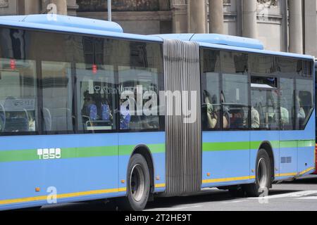 Vendredi 20 octobre grève générale des transports dans les secteurs public et privé proclamée par ADL, Cub, SGB, si Cobas et avec l'adhésion de Cub, USI cit, USI, USI Educazione, Cub Sanità Banque D'Images