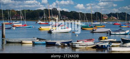 Chichister Harbour, West Sussex à Itchenor. Banque D'Images