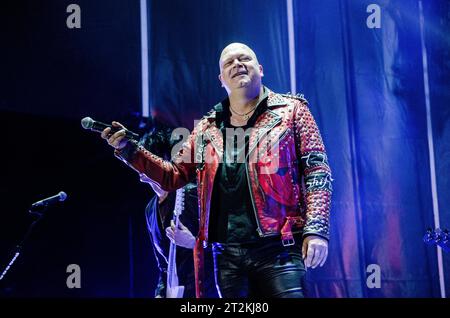 Michael Kiske de Helloween au Release Athens Festival à Plateia Nerou / Grèce, juin 2023 Banque D'Images