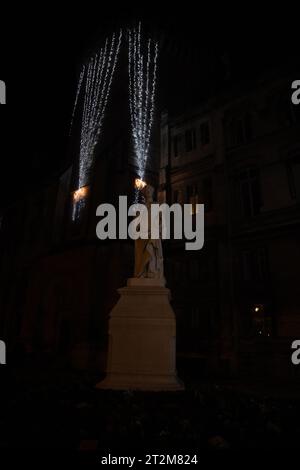 illuminations angouleme nouvel an noël Banque D'Images