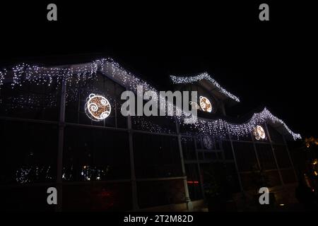 illuminations angouleme nouvel an noël Banque D'Images