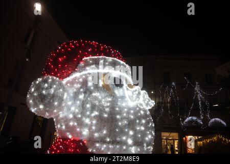 illuminations angouleme nouvel an noël Banque D'Images