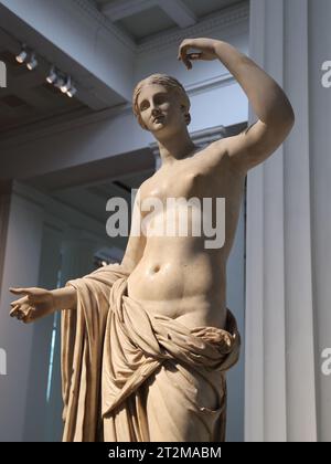 Statue en marbre de la Vénus Townley au British Museum, London, UK Banque D'Images