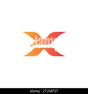 Logo Letter X Eagle Design. Vecteur d'icône X. Illustration de Vecteur