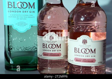 Bloom London Dry Gin Banque D'Images