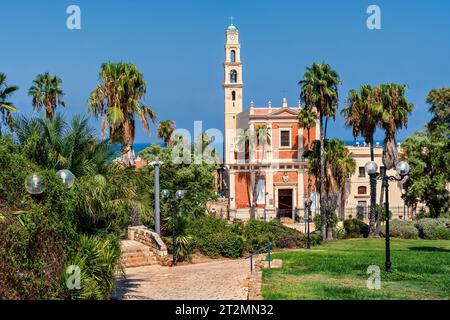 Tel Aviv, Israël - 17 août 2023 : St. Église de Pierre dans le Vieux Jaffa, tel Aviv, Israël Banque D'Images