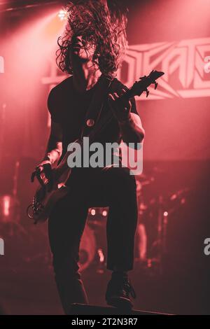 Aarhus, Danemark. 19 octobre 2023. Le groupe suédois de Thrash Metal Eradikated donne un concert au Voxhall à Aarhus. (Crédit photo : Gonzales photo - Rolf Meldgaard). Banque D'Images