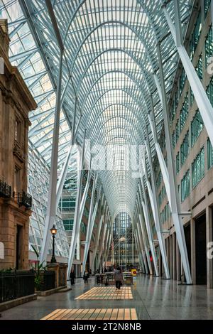 La belle Brookfield place au centre-ville de Toronto, Ontario, Canada. Banque D'Images