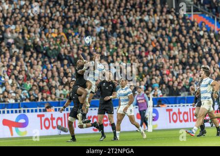 (C) Denis TRASFI / MAXPPP - au Stade de France le 20-10-2023 - Demie finale de la coupe du monde de rugby homme - Argentine - Nouvelle-Zélande - // me Banque D'Images