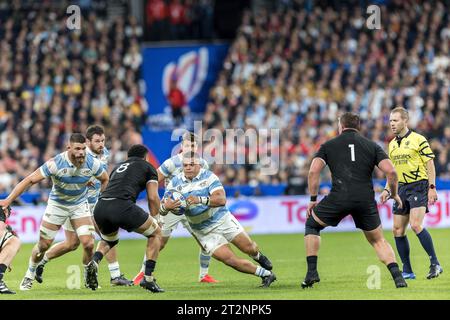 (C) Denis TRASFI / MAXPPP - au Stade de France le 20-10-2023 - Demie finale de la coupe du monde de rugby homme - Argentine - Nouvelle-Zélande - // me Banque D'Images