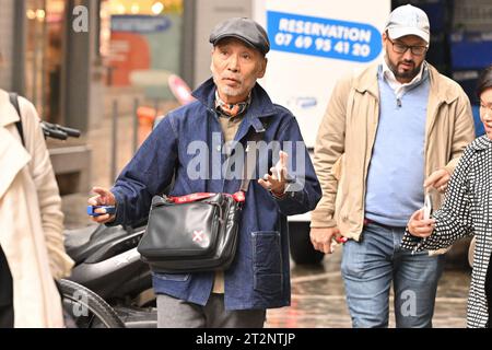 Lyon, France. 20 octobre 2023. Rintaro organise une masterclass lors du 15e Festival du film lumière à Lyon, France, le 20 octobre 2023. Photo Julien Reynaud/APS-Medias/ABACAPRESS.COM crédit : Abaca Press/Alamy Live News Banque D'Images