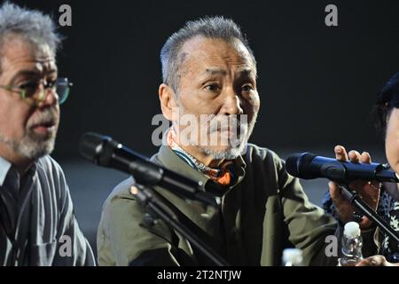 Lyon, France. 20 octobre 2023. Rintaro organise une masterclass lors du 15e Festival du film lumière à Lyon, France, le 20 octobre 2023. Photo Julien Reynaud/APS-Medias/ABACAPRESS.COM crédit : Abaca Press/Alamy Live News Banque D'Images