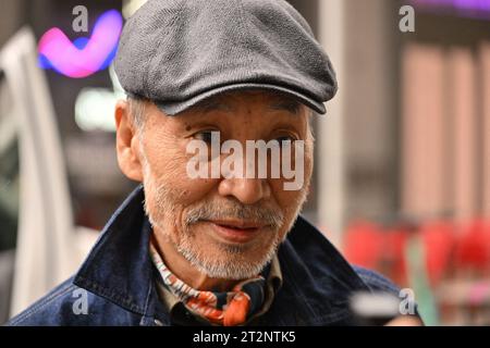 Lyon, France. 20 octobre 2023. Rintaro organise une masterclass lors du 15e Festival du film lumière à Lyon, France, le 20 octobre 2023. Photo Julien Reynaud/APS-Medias/ABACAPRESS.COM crédit : Abaca Press/Alamy Live News Banque D'Images