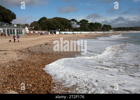 Avon Beach, Christchurch, Dorset, Angleterre Banque D'Images