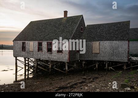 McCurdy Smokehouse Museum   Lubec, Maine, USA Banque D'Images