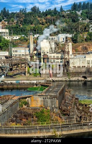 Willamette Falls Banque D'Images