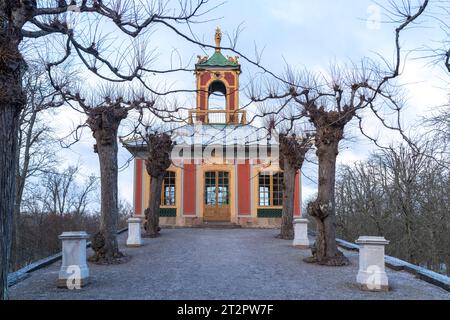 pavillon chinois (kina slott) au palais de drottningholm à stockholm, suède. Banque D'Images