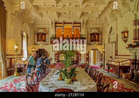 Salle à manger, Osborne House, East Cowes, Île de Wight, Angleterre Banque D'Images