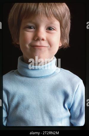 Ancien acteur enfant Cary Guffey connu pour avoir joué le rôle de Barry Guiler dans le film Close Encounters of the Third Kind. Maintenant, il est un financier planner.in Douglasville, Géorgie, début 1978. Banque D'Images