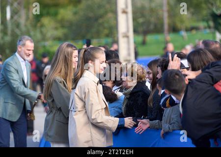 21 octobre 2023, Arroes, Pion et Candanal (Villa, Asturies, Espagne : Princesse héritière Leonor, Princesse Sofia visite 2023 exemplaires Arroes, Pion et Candanal (Villaviciosa) lors des Prix Princesse des Asturies 2023 le 21 octobre 2023 à Arroes, Pion et Candanal (Villaviciosa), Espagne (image de crédit : © Jack Abuin/ZUMA Press Wire) USAGE ÉDITORIAL) Non destiné à UN USAGE commercial ! Banque D'Images