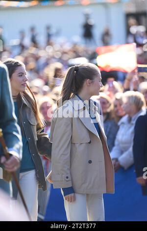 21 octobre 2023, Arroes, Pion et Candanal (Villa, Asturies, Espagne : visite de la Princesse héritière Leonor 2023 exemplaires Arroes, Pion et Candanal (Villaviciosa) lors des Prix Princesse des Asturies 2023 le 21 octobre 2023 à Arroes, Pion et Candanal (Villaviciosa), Espagne (image de crédit : © Jack Abuin/ZUMA Press Wire) USAGE ÉDITORIAL SEULEMENT! Non destiné à UN USAGE commercial ! Banque D'Images