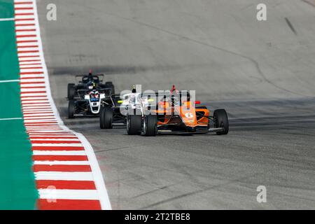 Austin, Etats Unis. 20 octobre 2023. 06 AL QUBAISI AMNA (ARE), MP Motorsport, Tatuus F4-T421, action lors de la 7e manche de la F1 Academy 2023 du 20 au 22 octobre, sur le circuit des Amériques, à Austin, USA - photo Xavi Bonilla/DPPI crédit : DPPI Media/Alamy Live News Banque D'Images